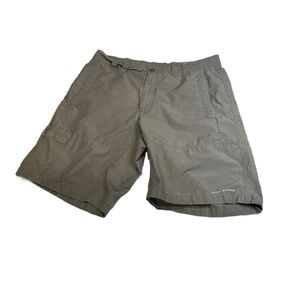 Men's Columbia PFG  Grey Utility Shorts Size 36
